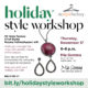 Holiday Style Workshop at Mia Gemma
